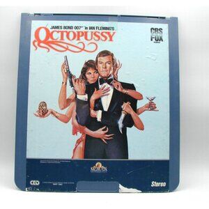 Octopussy Roger Moore Ian Flemings James Bond Part Two CED Video Disc Sealed '83